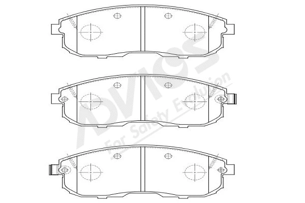 Brake Pad Set, disc brake (B1N019Y)