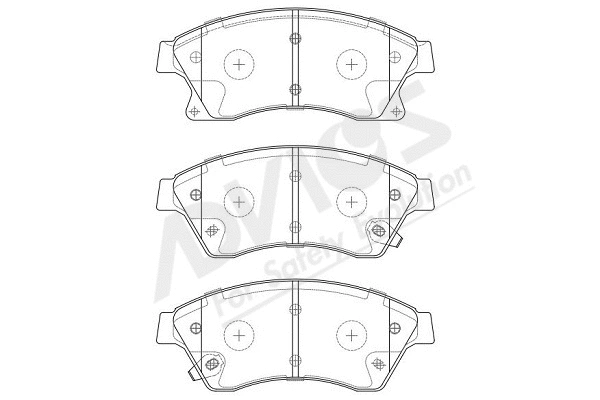 Brake Pad Set, disc brake (L1N007Y)