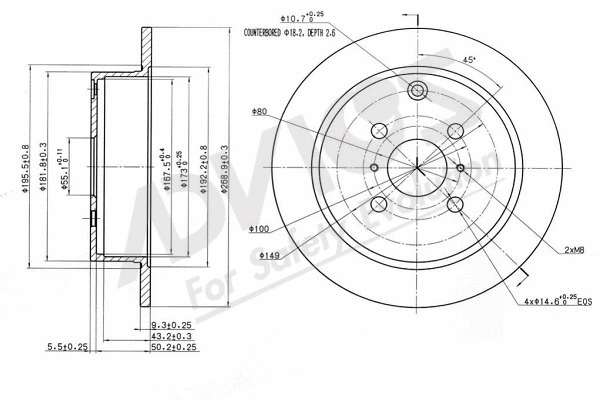 Brake Disc (A6R243)