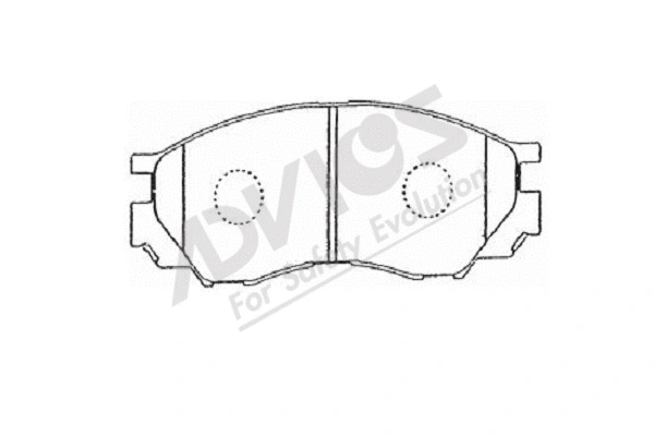Brake Pad Set, disc brake (D1N042)