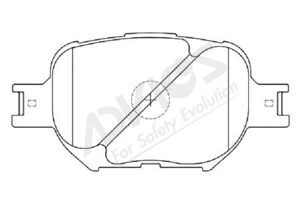 Brake Pad Set, disc brake (A1N065Y)