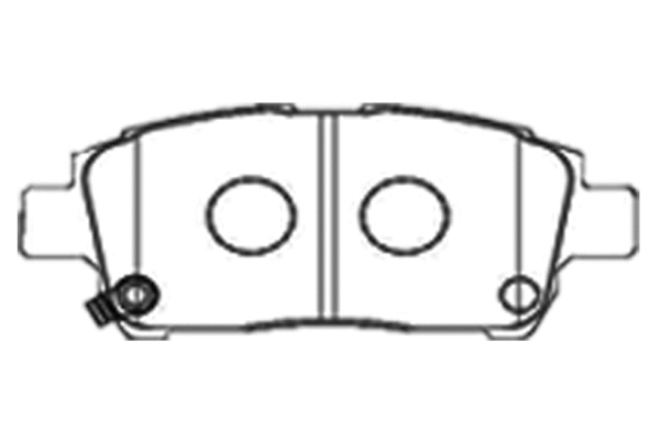 Brake Pad Set, disc brake (A1N175)