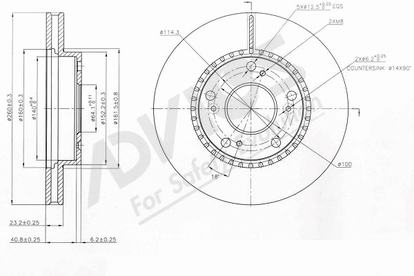 Brake Disc (C6F109)