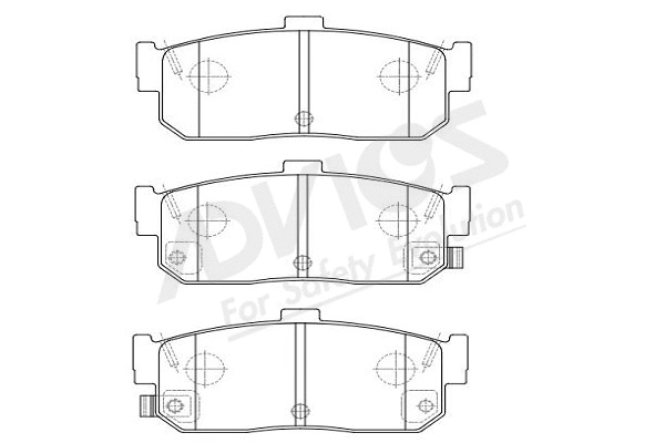 Brake Pad Set, disc brake (B2N022Y)