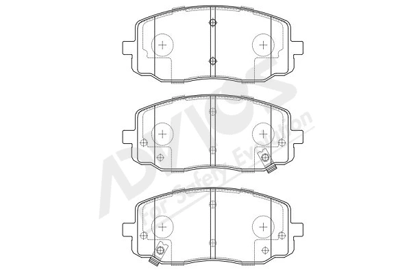 Brake Pad Set, disc brake (R1N014Y)