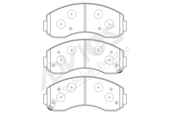 Brake Pad Set, disc brake (R1N034Y)