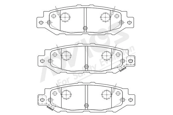 Brake Pad Set, disc brake (A2N059Y)