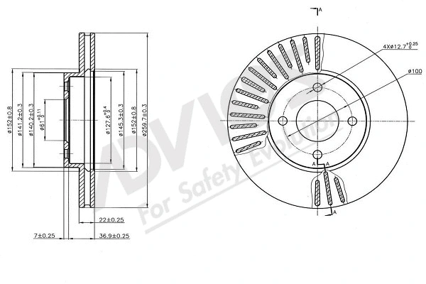 Brake Disc (B6F504)