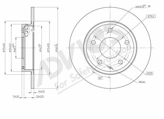 Brake Disc (E6R215)