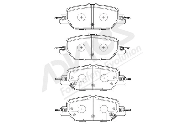 Brake Pad Set, disc brake (C2N150Y)