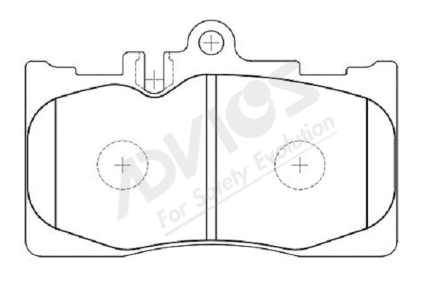 Brake Pad Set, disc brake (A1N009Y)