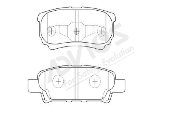 Brake Pad Set, disc brake (D2N049Y)