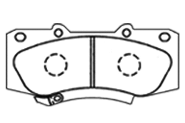 Brake Pad Set, disc brake (A1N217)