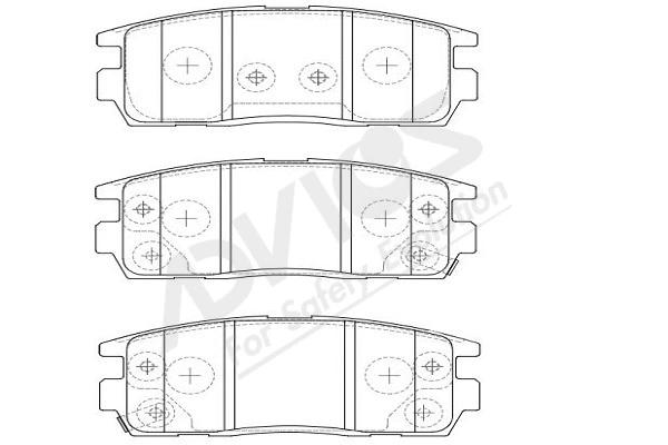 Brake Pad Set, disc brake (L2N009Y)