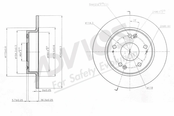 Brake Disc (C6R249)