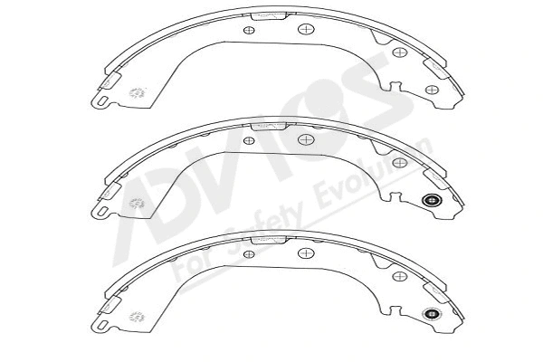Brake Shoe Set (A8N001Y)