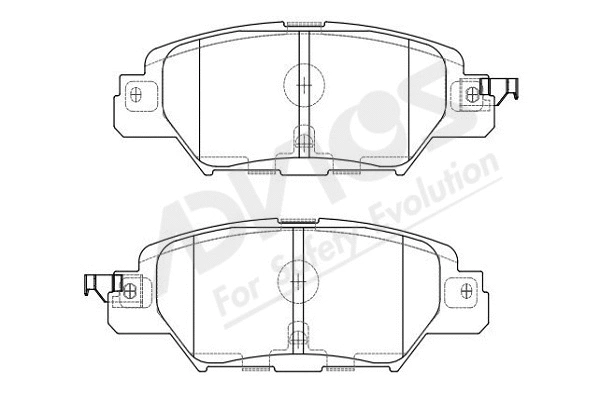 Brake Pad Set, disc brake (E2N112Y)