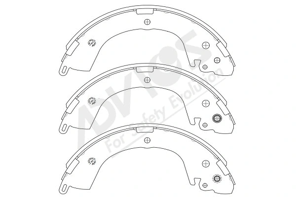 Brake Shoe Set (D8N019Y)
