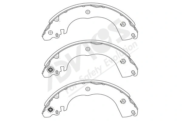 Brake Shoe Set (D8N008Y)