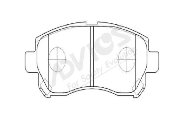 Brake Pad Set, disc brake (A1N230Y)