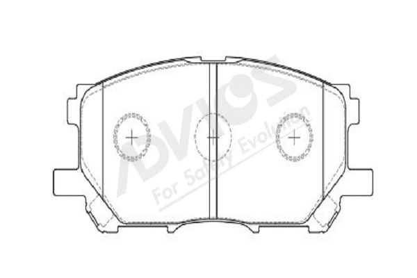 Brake Pad Set, disc brake (A1N110Y)