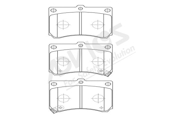 Brake Pad Set, disc brake (E1N016Y)