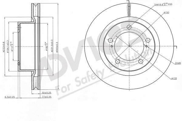 Brake Disc (A6F153)