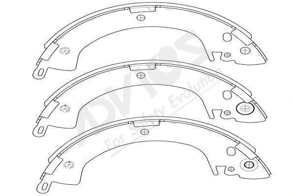 Brake Shoe Set (D8N001Y)
