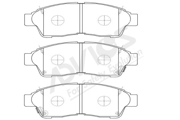 Brake Pad Set, disc brake (A1N048Y)