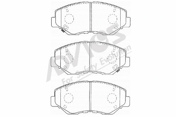 Brake Pad Set, disc brake (C1N031)