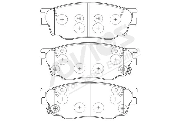 Brake Pad Set, disc brake (E1N025Y)
