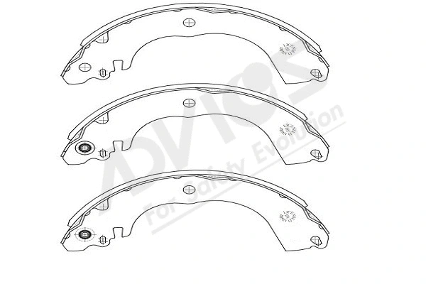 Brake Shoe Set (B8N019Y)
