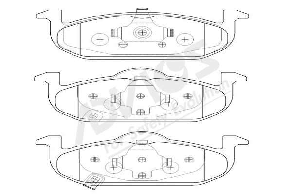 Brake Pad Set, disc brake (L1N013Y)