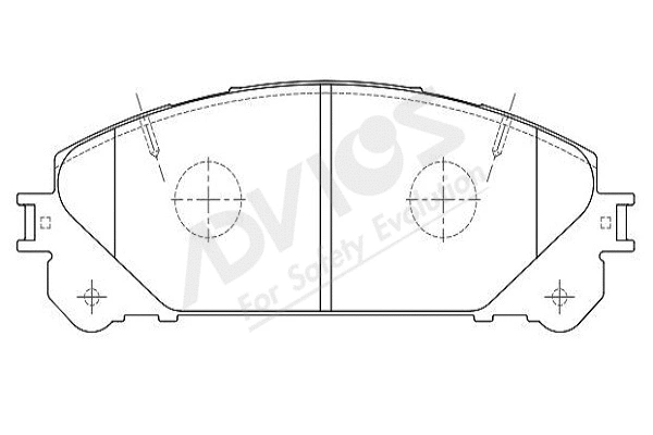 Brake Pad Set, disc brake (A1N191Y)