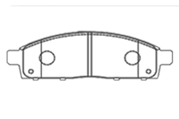 Brake Pad Set, disc brake (D1N074)