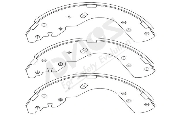 Brake Shoe Set (E8N001Y)