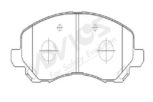 Brake Pad Set, disc brake (D1N048Y)
