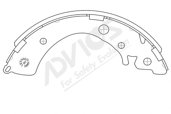 Brake Shoe Set (C8N008Y)