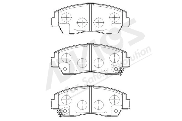 Brake Pad Set, disc brake (E1N101Y)