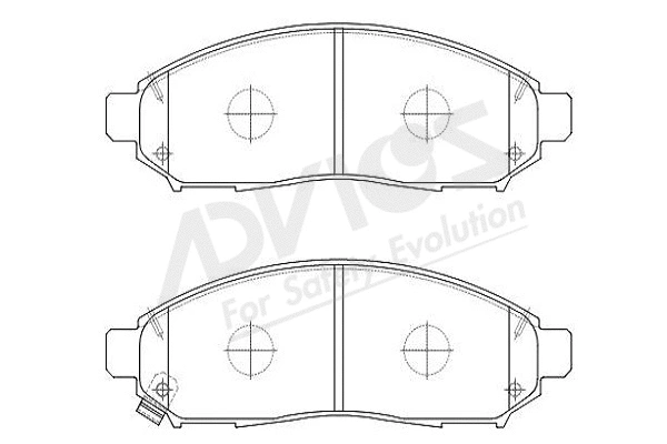 Brake Pad Set, disc brake (B1N223Y)