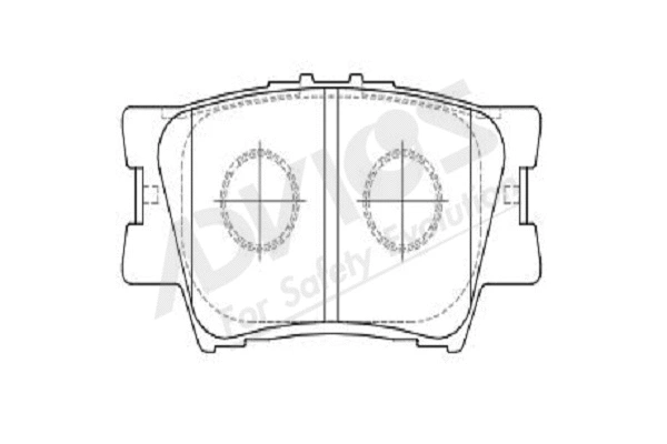 Brake Pad Set, disc brake (A2N130Y)