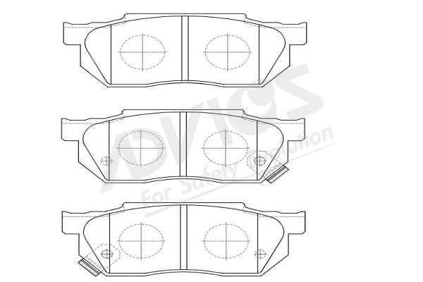 Brake Pad Set, disc brake (C1N004Y)
