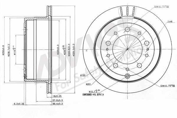 Brake Disc (A6R173)