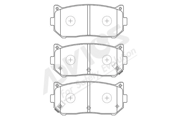 Brake Pad Set, disc brake (R2N025Y)