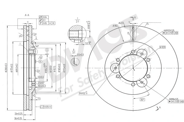 Brake Disc (J6F549)