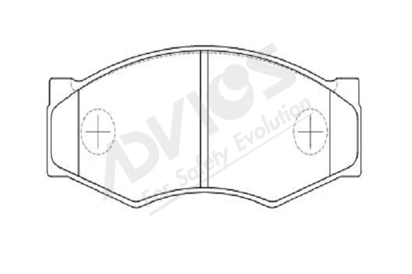 Brake Pad Set, disc brake (B1N003Y)