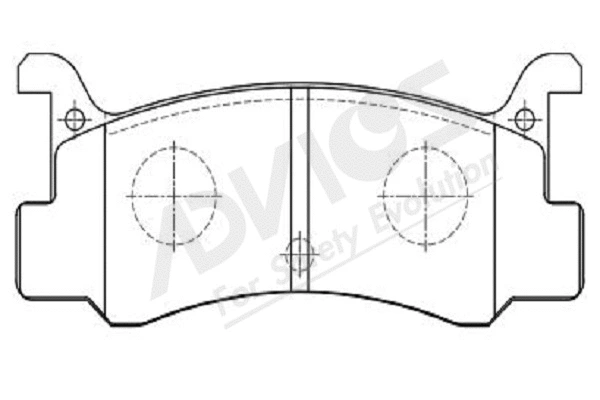 Brake Pad Set, disc brake (E2N032Y)