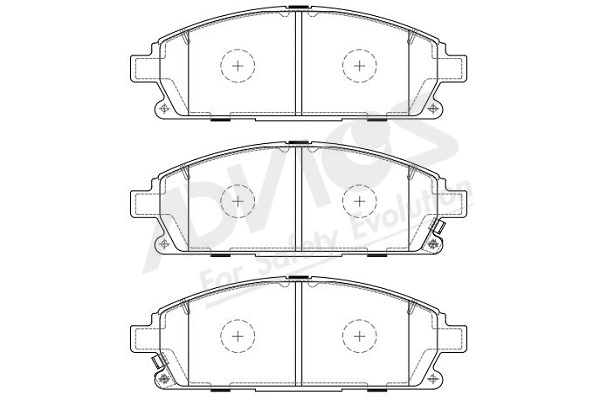Brake Pad Set, disc brake (C1N042Y)