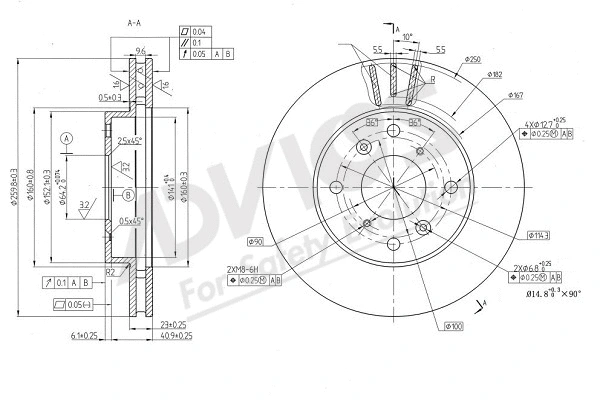 Brake Disc (C6F625)