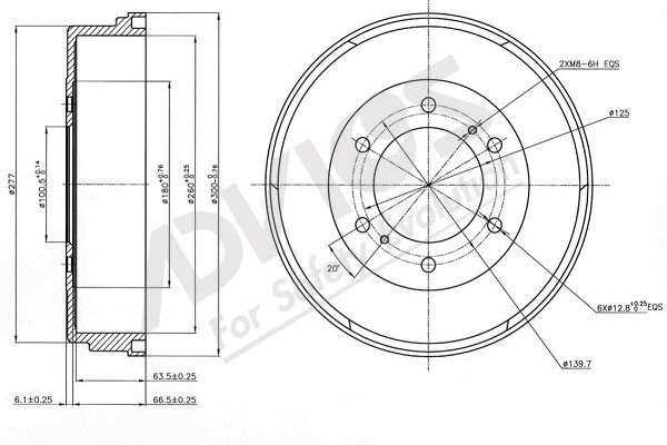 Brake Drum (B7R013)